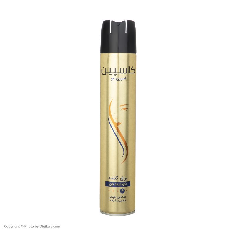 اسپری مو کاسپین مدل Hair Spray Gloss 02 حجم 500 میلی لیتر