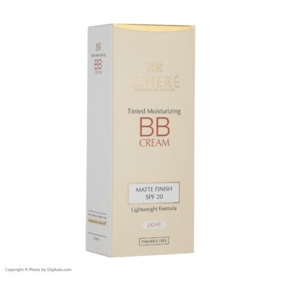 کرم پودر مرطوب کننده (BB Cream SPF40) سينره Light حجم 75 میلی لیتر